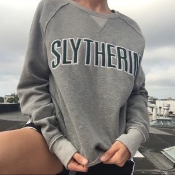 SLYTHERIN Harry Potter Universal Studios Authentic Crewneck Cosplay Sz S Unisex - Picture 2 of 6